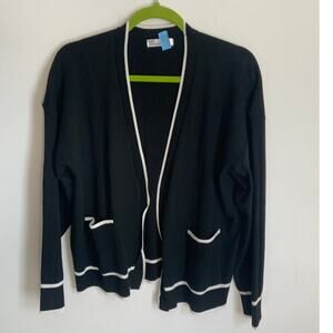 89th +‎ Madison Black Button Cardigan size PXL